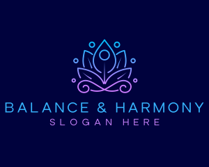 Yoga Lotus Spa logo design