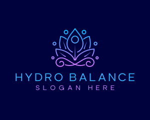 Yoga Lotus Spa logo design