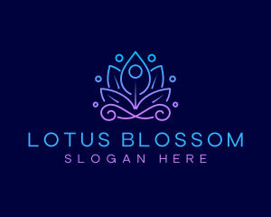 Yoga Lotus Spa logo design