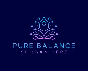 Yoga Lotus Spa logo design