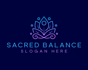 Yoga Lotus Spa logo design