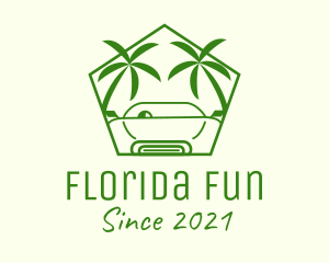 Palm Beach Car logo design