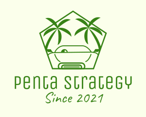 Palm Beach Car logo design