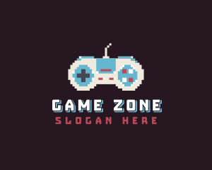 Pixel Game Console Logo