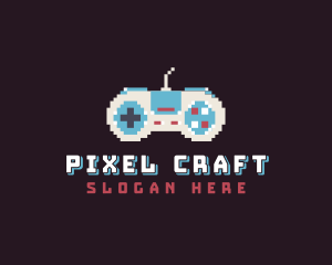 Pixel Game Console logo design