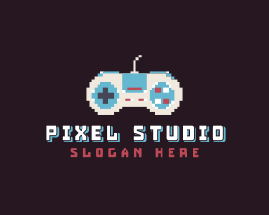 Pixel Game Console logo design