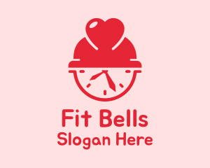 Love Alarm Bell  logo design