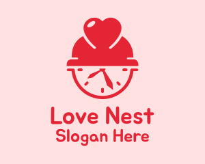 Love Alarm Bell  logo design