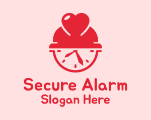 Love Alarm Bell  logo design