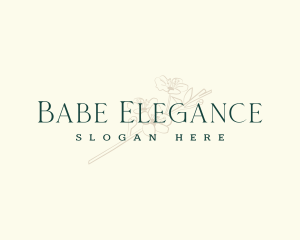 Elegant Floral Boutique logo design