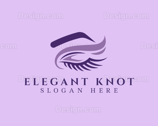 Elegant Eyelash Beauty Logo