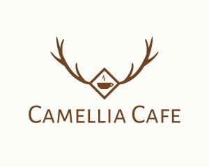 Forest Antler Cafe logo design