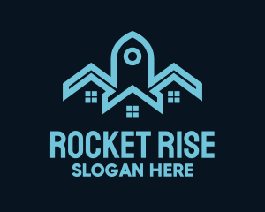Blue Rocket Launch Village logo