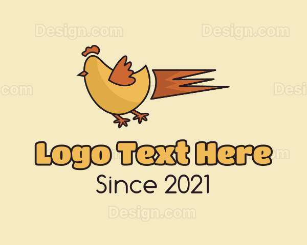 Chicken Fast Food Logo