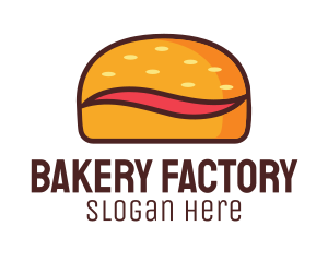 Tilde Hamburger Bun logo design