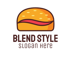 Tilde Hamburger Bun logo design