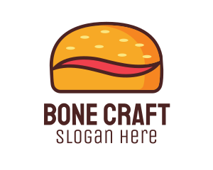 Tilde Hamburger Bun logo design