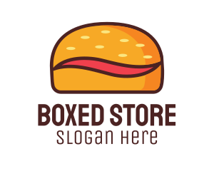 Tilde Hamburger Bun logo design