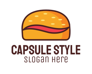 Tilde Hamburger Bun logo design