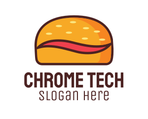 Tilde Hamburger Bun logo design