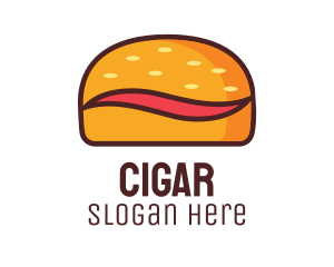 Tilde Hamburger Bun logo design