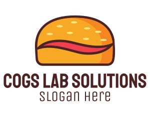 Tilde Hamburger Bun logo design