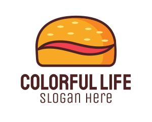 Tilde Hamburger Bun logo design