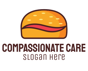 Tilde Hamburger Bun logo design