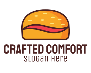 Tilde Hamburger Bun logo design