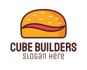 Tilde Hamburger Bun logo design