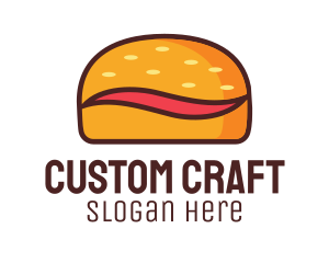 Tilde Hamburger Bun logo design