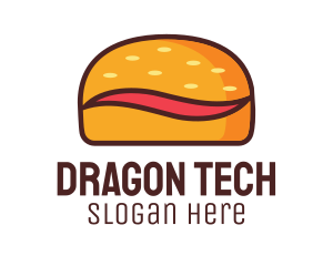 Tilde Hamburger Bun logo design