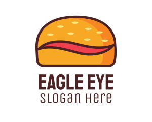 Tilde Hamburger Bun logo design