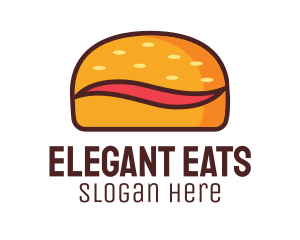 Tilde Hamburger Bun logo design