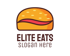 Tilde Hamburger Bun logo design