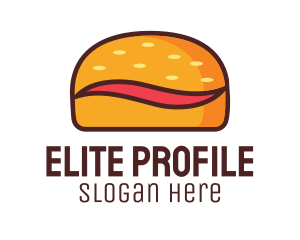 Tilde Hamburger Bun logo design