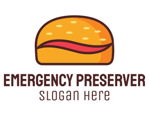 Tilde Hamburger Bun logo design