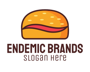 Tilde Hamburger Bun logo design