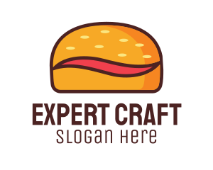 Tilde Hamburger Bun logo design