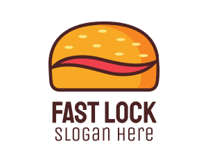 Tilde Hamburger Bun logo design