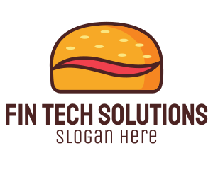 Tilde Hamburger Bun logo design