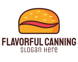 Tilde Hamburger Bun logo design