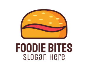 Tilde Hamburger Bun logo design