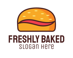 Tilde Hamburger Bun logo design