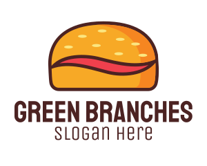 Tilde Hamburger Bun logo design