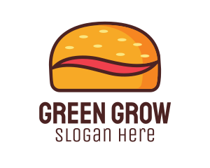 Tilde Hamburger Bun logo design