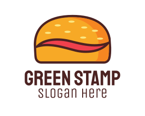 Tilde Hamburger Bun logo design