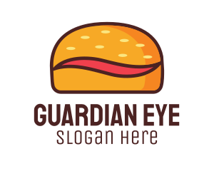 Tilde Hamburger Bun logo design