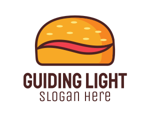 Tilde Hamburger Bun logo design