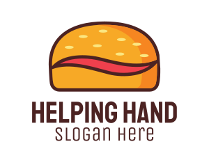 Tilde Hamburger Bun logo design